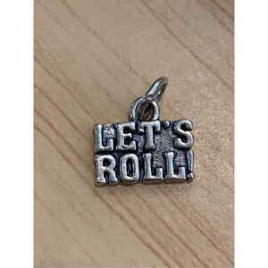 925 Let’s Roll Saying Sterling Silver Jewelry Charm